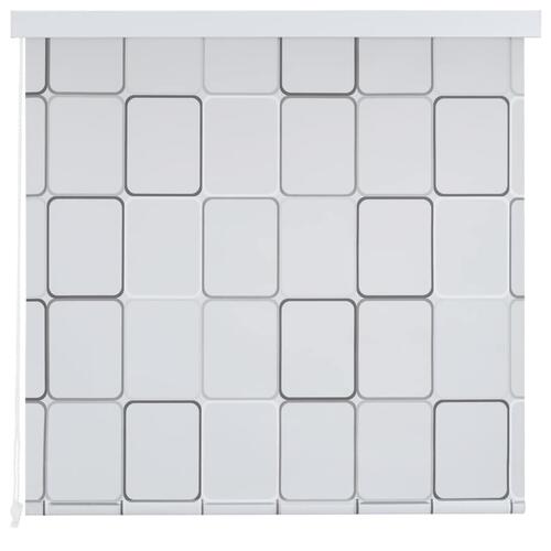 Rullegardin til badeværelse 80x240 cm firkanter