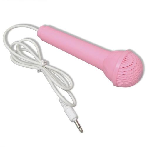 Legetøjskeyboard med skammel/mikrofon pink