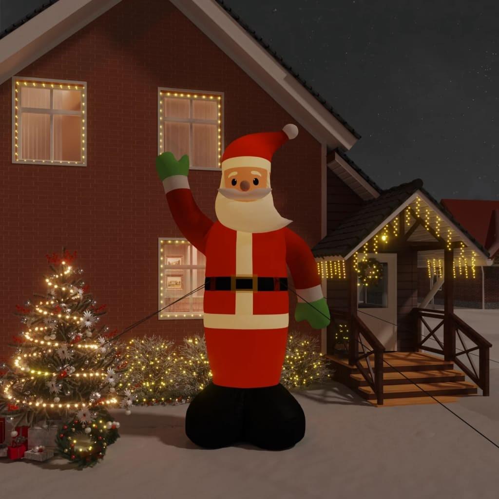 Oppustelig julemand med LED'er 475 cm