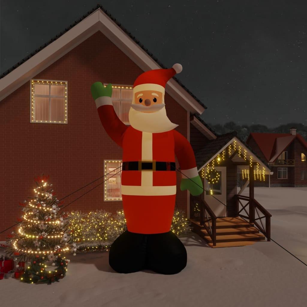 Oppustelig julemand med LED'er 620 cm