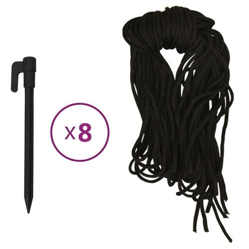 Oppustelig snemand med LED'er 225 cm