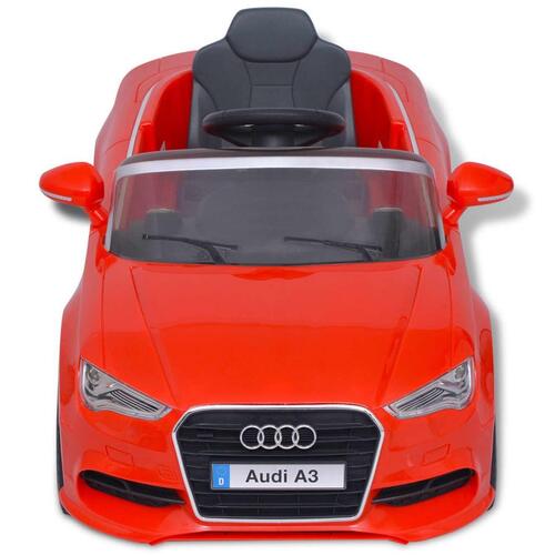 Elektrisk ride-on bil med fjernbetjening Audi A3 rød