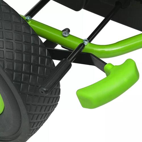 Pedal-gokart med justerbart sæde grøn