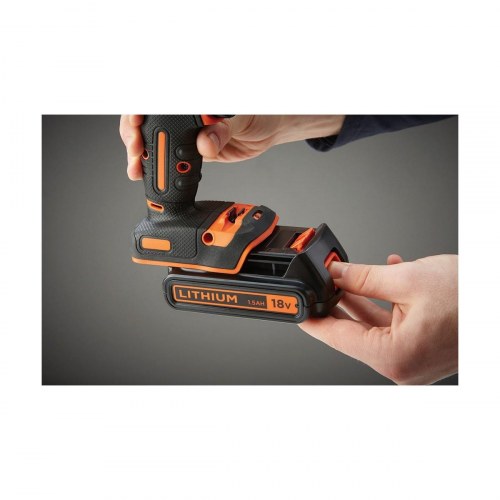 Boremaskine/skruemaskine Black & Decker BDCHD18KB - 18 V, 40 Nm
