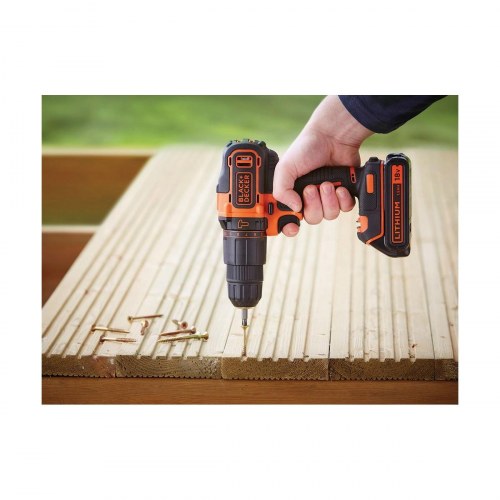 Boremaskine/skruemaskine Black & Decker BDCHD18KB - 18 V, 40 Nm