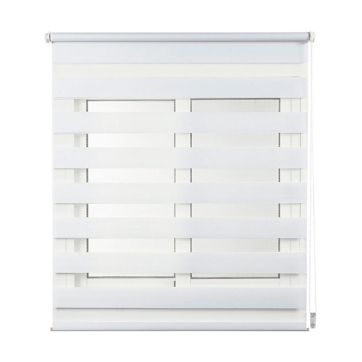 Rullegardiner Stor Planet Clip&Fix Night&Day Hvid (150 x 180 cm)