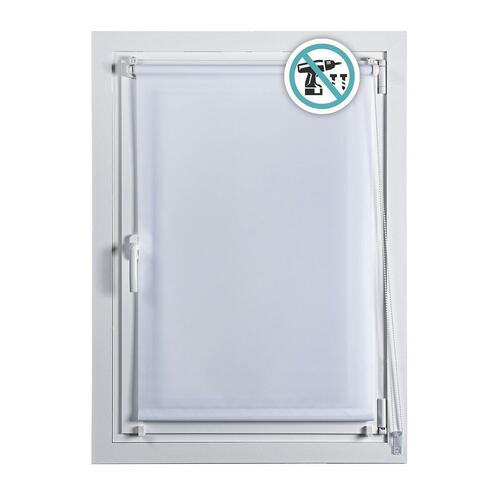 Rullegardiner Stor Planet Clip&Fix Night&Day Hvid (150 x 180 cm)