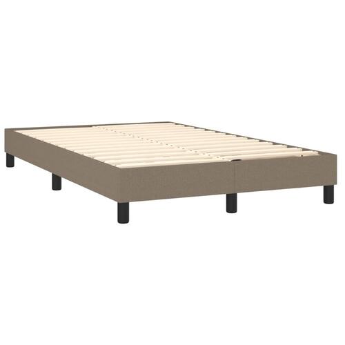 Sengeramme uden madras Taupe 120x200 cm Stof