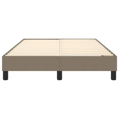 Sengeramme uden madras Taupe 120x200 cm Stof