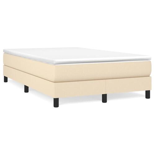 Sengeramme uden madras Creme 120x200 cm Stof