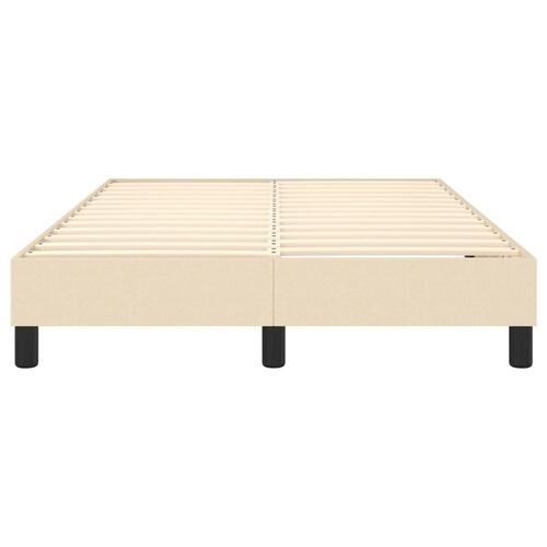 Sengeramme uden madras Creme 120x200 cm Stof