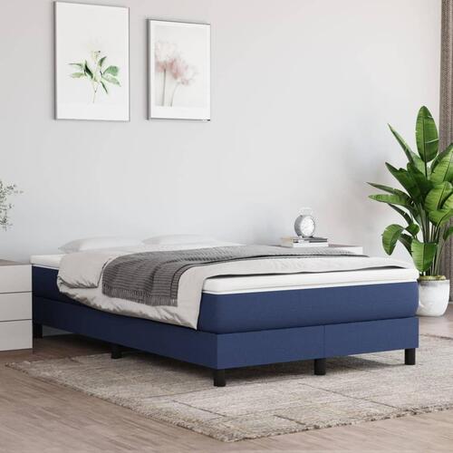 Sengeramme uden madras 120x200 cm stof blå