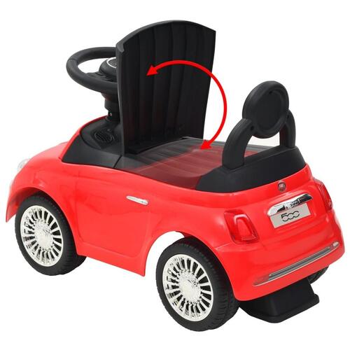 Legetøjsbil Fiat 500 rød