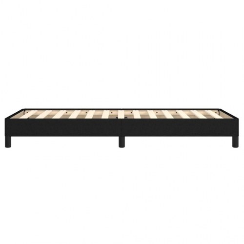 Sengeramme i stof - 80×200 cm, sort (uden madras)