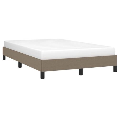 Sengeramme uden madras Taupe 120x200 cm Stof