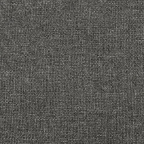 Sengeramme i stof - 140x190 cm, mørkegrå (uden madras)