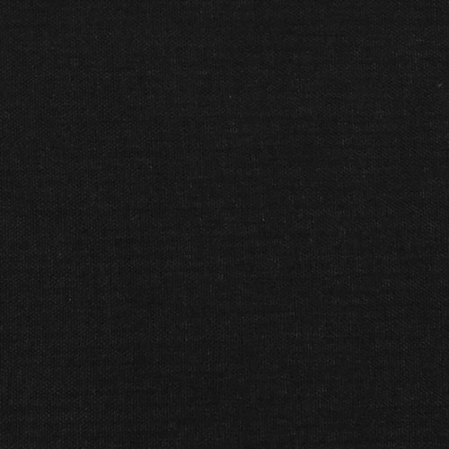 Sengeramme i stof - 140 x 190 cm, sort (uden madras)