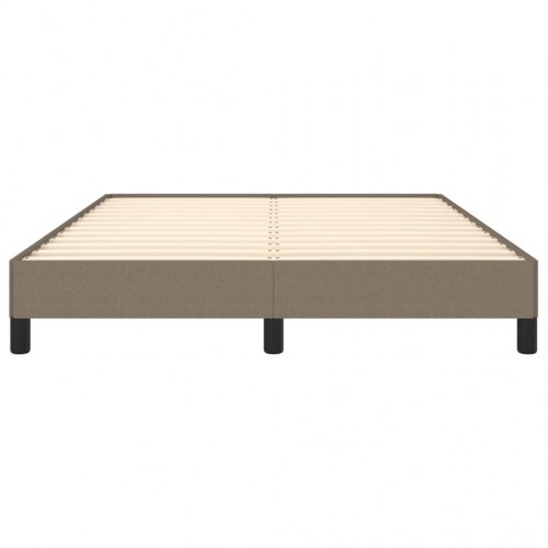 Sengeramme uden madras 140×190 cm - stof, gråbrun