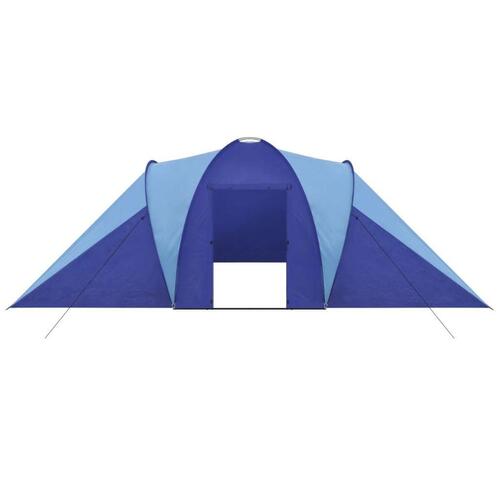 Camping Telt 6 Personer Navy Blå / Lyseblå