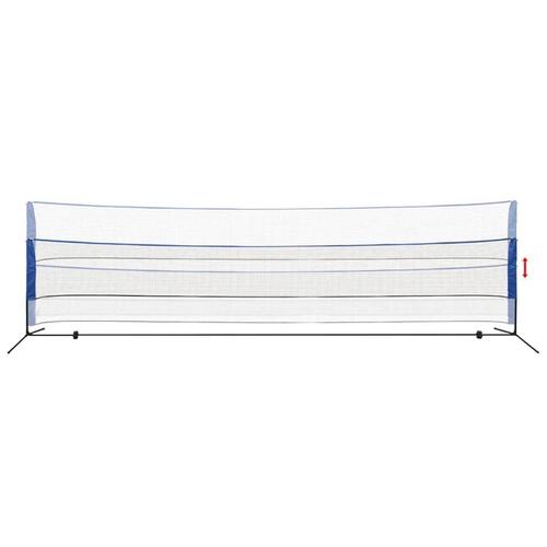 Badmintonnet med fjerbolde 600 x 155 cm