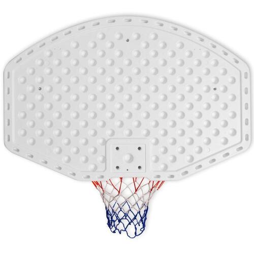 Vægmonteret basketballkurv med plade sæt med 3 dele 90x60 cm