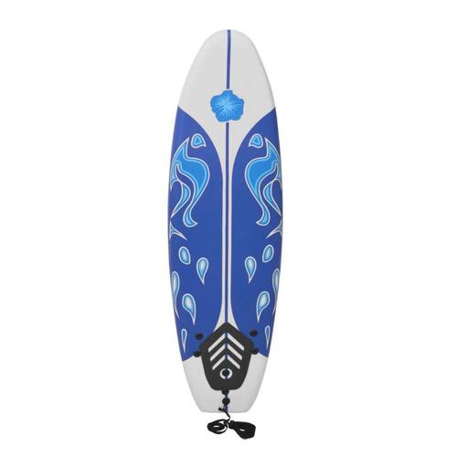 Surfbræt blå 170 cm