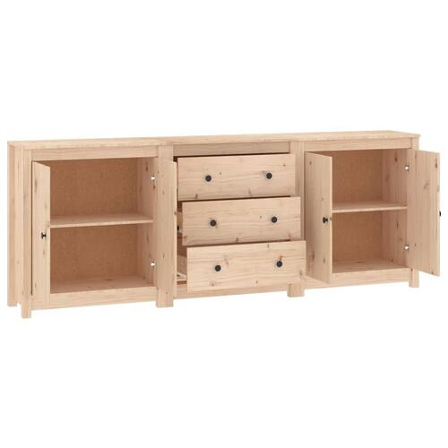 Skænk 210x35x80 cm massivt fyrretræ