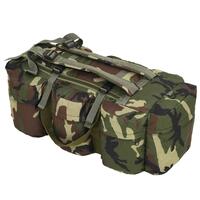Duffelbag i 3-i-1 army-stil 90 l camouflage