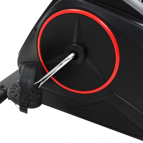 Magnetisk liggende motionscykel med pulsmåler