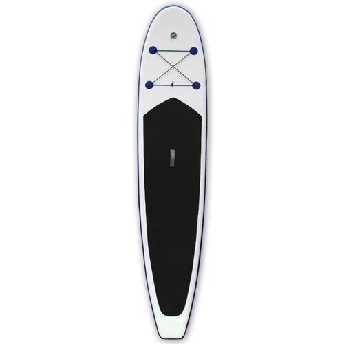 Oppusteligt standup-paddleboardsæt blå og hvid