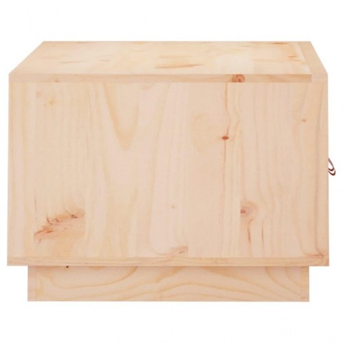 Sofabord 80x50x35 cm massivt fyrretræ