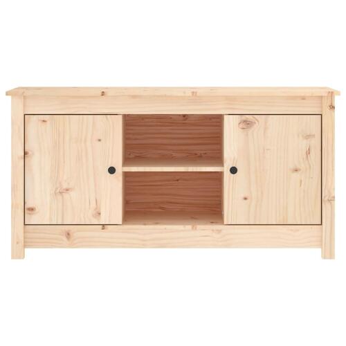 Tv-bord 103x36,5x52 cm massivt fyrretræ