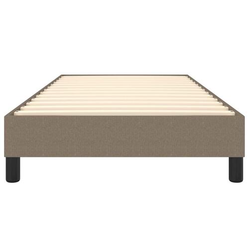 Sengeramme uden madras Taupe 100x200 cm Stof