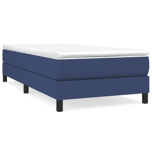 Sengeramme uden madras 100x200 cm stof blå