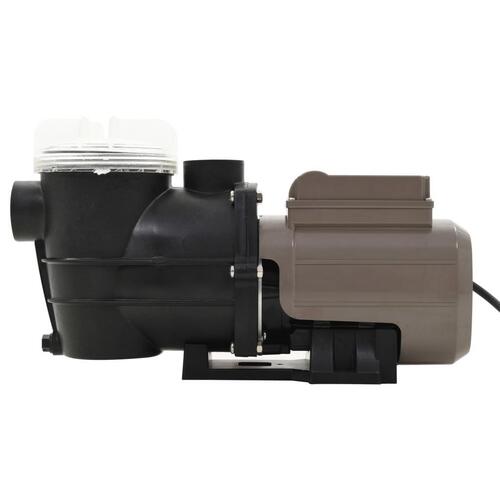 Poolpumpe med timer 0,25 HK 8000 l/t. sort