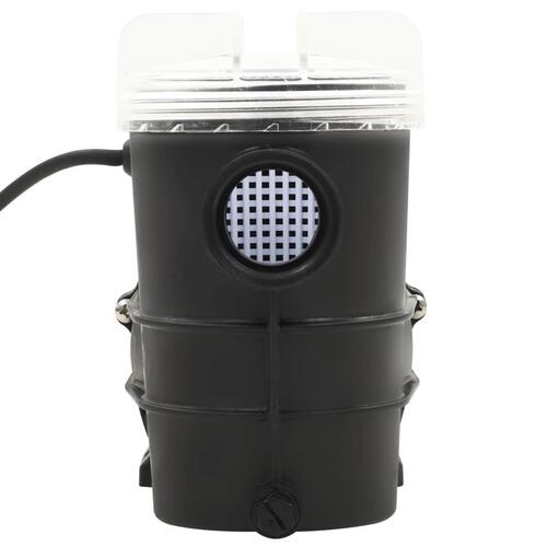 Poolpumpe med timer 0,25 HK 8000 l/t. sort