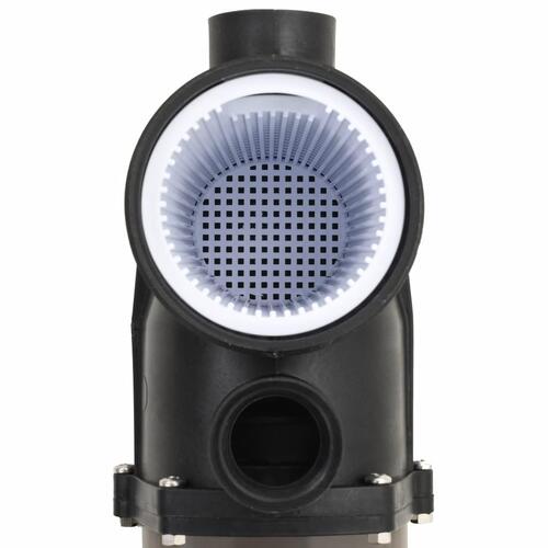 Poolpumpe med timer 0,25 HK 8000 l/t. sort
