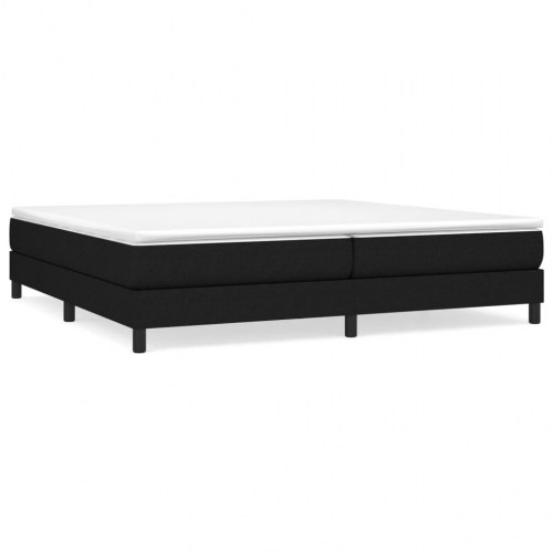 Sengeramme uden madras 200x200 cm stof sort