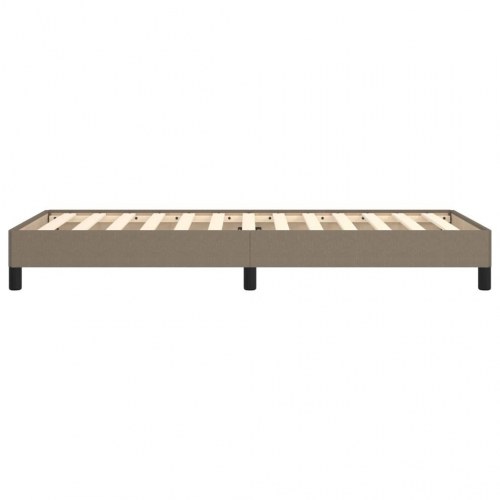 Sengeramme uden madras 90x200 cm - stof, gråbrun