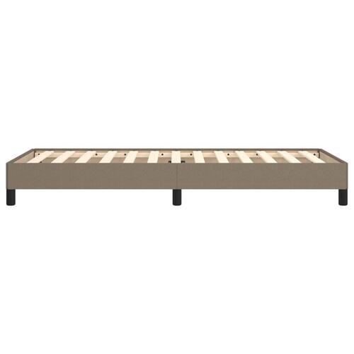 Sengeramme uden madras Taupe 100x200 cm Stof
