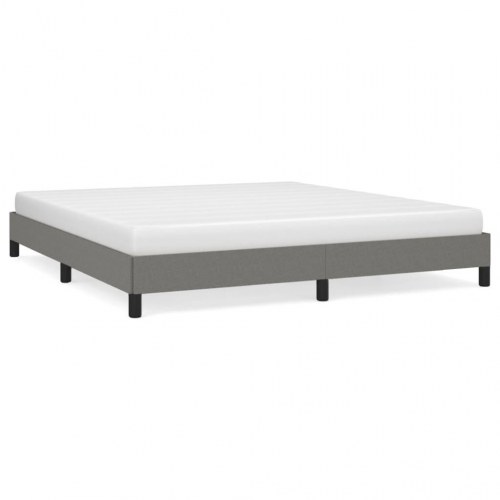 Sengeramme uden madras 160×200 cm - stof, mørkegrå