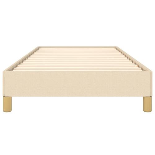 Sengeramme uden madras Creme 100x200 cm Stof