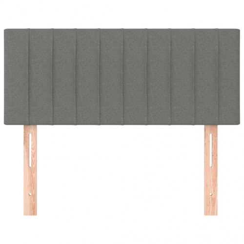 Sengegavl i stof 90 x 5 x 78/88 cm - mørkegrå