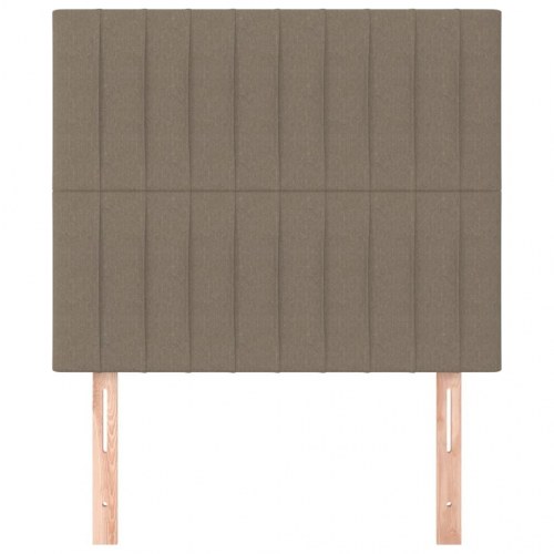 Sengegavl taupe 80 x 5 x 118/128 cm