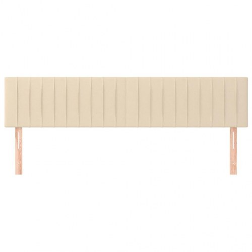 Sengegavl 160 x 5 x 78/88 cm - cremefarvet