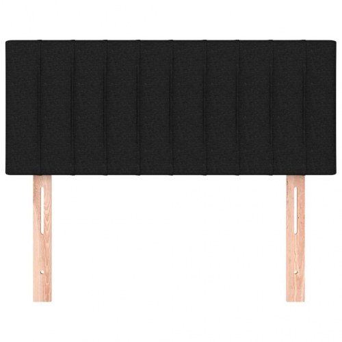Sengegavl i stof 80 x 5 x 78/88 cm - sort