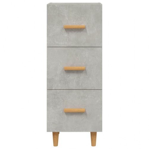 Skænk med 3 skuffer 34,5 x 34 x 90 cm - betongrå