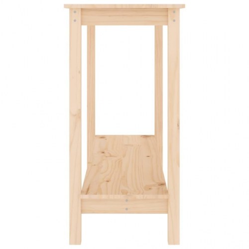 Konsolbord 110x40x80 cm massivt fyrretræ