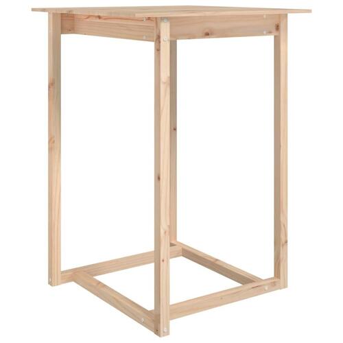 Barbord 80x80x110 cm massivt fyrretræ