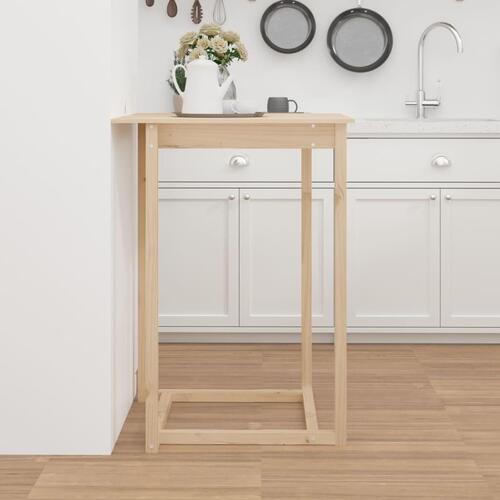 Barbord 80x80x110 cm massivt fyrretræ